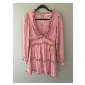 Mi Ami| Pink Baby Doll Dress